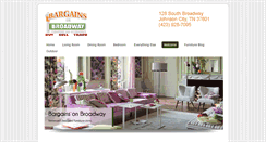 Desktop Screenshot of bargainsonbroadway.com