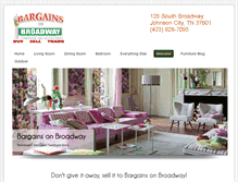 Tablet Screenshot of bargainsonbroadway.com